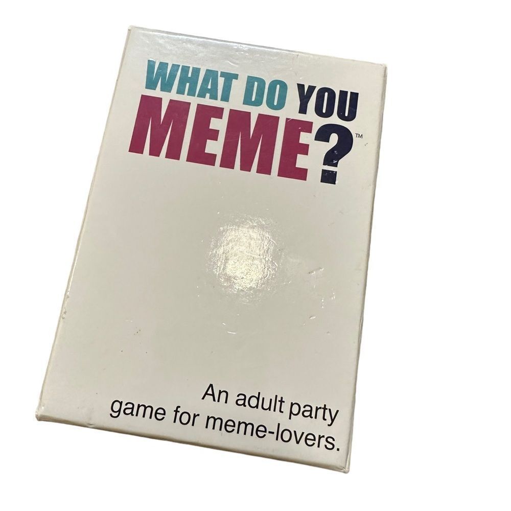 WHAT DO YOU MEME? Adult Party Game Complete New